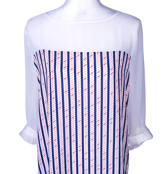 Francesca's Collection Multi Color Blouse - Picture 1 of 1